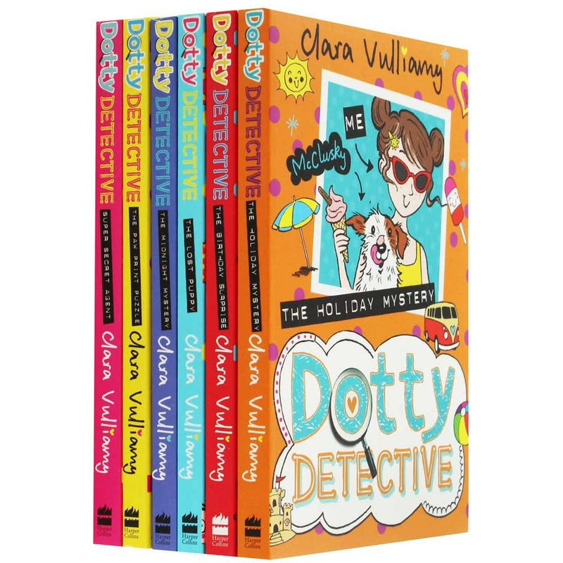 ["9789526531205", "Children Books", "Childrens Books (7-11)", "cl0-PTR", "Clara Vulliamy", "Dotty Detective Book Collection", "Dotty Detective Book Set", "Dotty Detective Books", "Dotty Detective Children Books", "Dotty Detective Collection", "Dotty Detective Super Secret Agent", "junior books", "Midnight Mystery", "The Birthday Surprise", "The Holiday Mystery", "The Lost Puppy", "the Paw Print Puzzle", "young teen"]