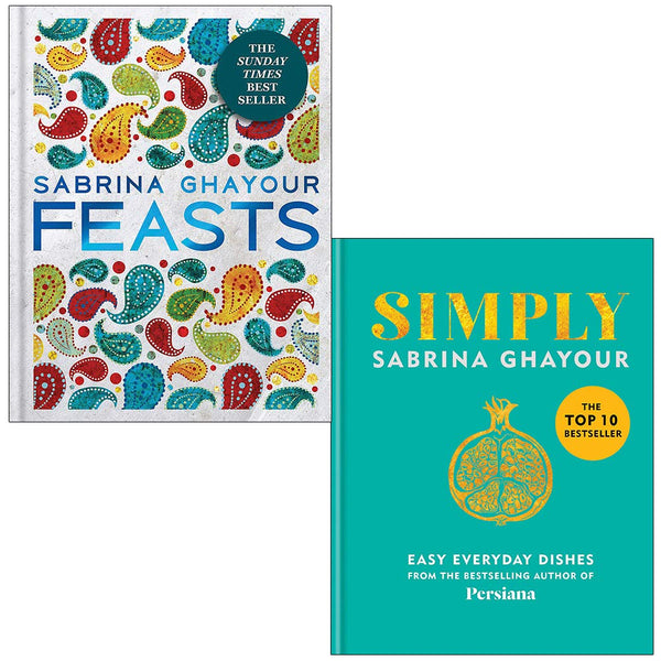 Feasts &amp;amp; Simply by Sabrina Ghayour 2 Books Collection Set