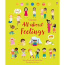 Usborne All About Feelings Friends And Families My First Books 5 Book Set By Felicity Brooks (All About Feelings, All About Families, All About Diversity, All About Friends & Worries and Fears)