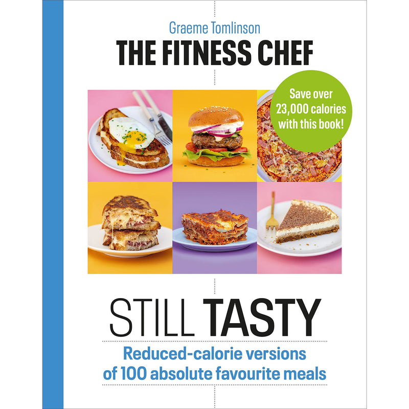 ["100 absolute favourite meals", "100 mouth watering recipes", "9781529108354", "easiest way to lose weight", "enjoy what you eat", "Graeme Tomlinson", "Graeme Tomlinson book", "lose weight", "low calorie recipes", "nutrition", "nutrition coach", "phenomenal", "reduce your calorie intake", "Reduced-calorie versions", "slimming club", "SMALL CHANGES", "Small changes big results", "The Fitness Chef", "The Fitness Chef: Still Tasty by Graeme Tomlinson", "To lose weight"]