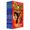 Beast Quest Series 3 The Dark Realm 6 Books Collection Set by Adam Blade