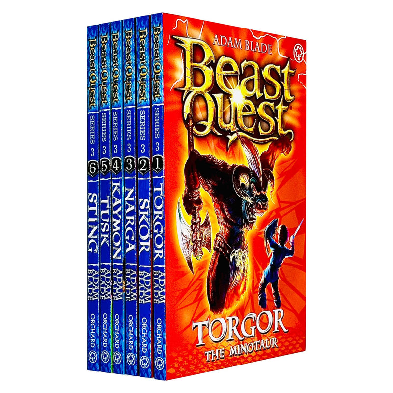 ["9781408348093", "adam blade", "beast quest", "beast quest box set", "beast quest collection", "beast quest series", "beast quest series 3", "Childrens Books (5-7)", "cl0-PTR", "junior books"]