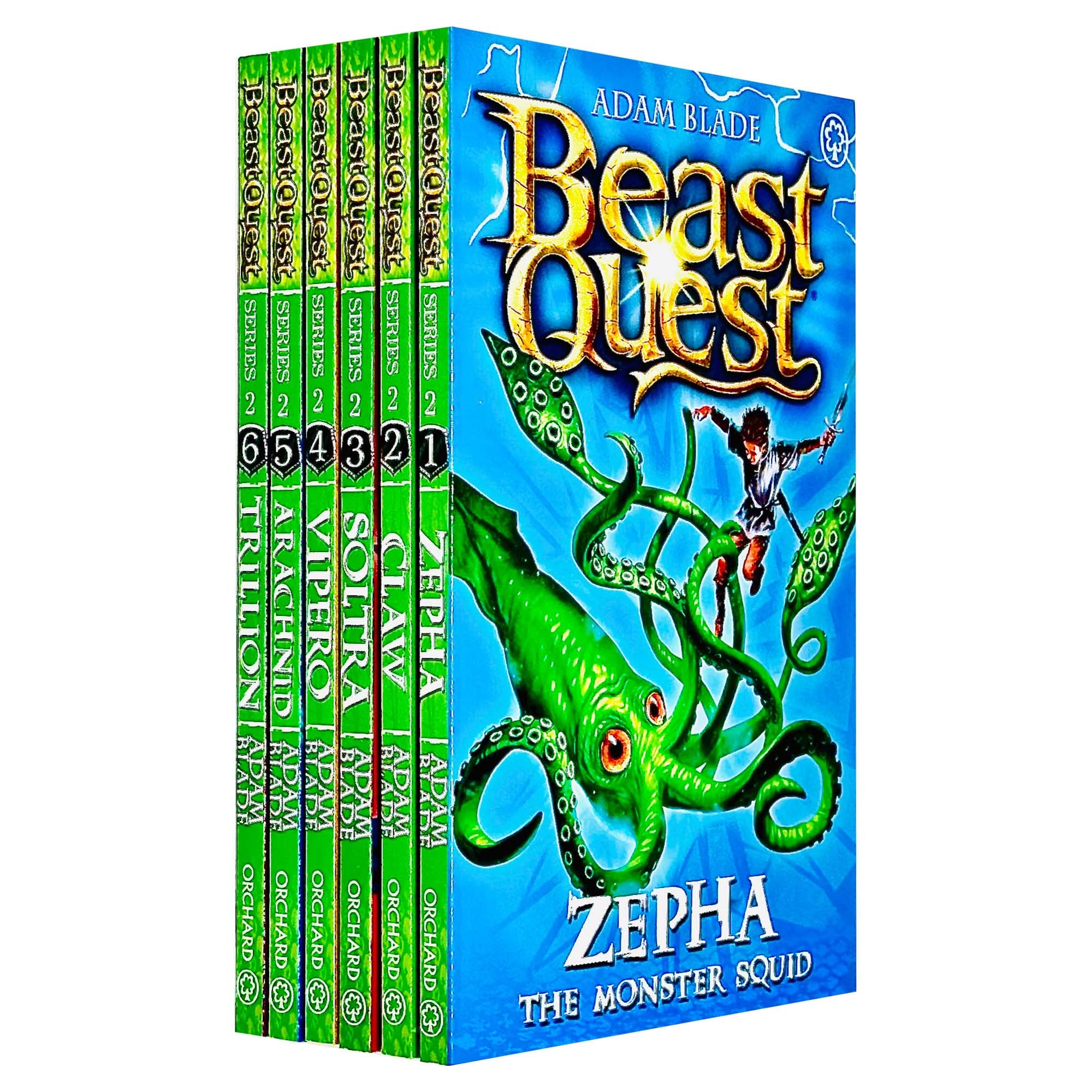 Beast Quest Set Series 2 The Golden Armour 6 Books Collection Set
