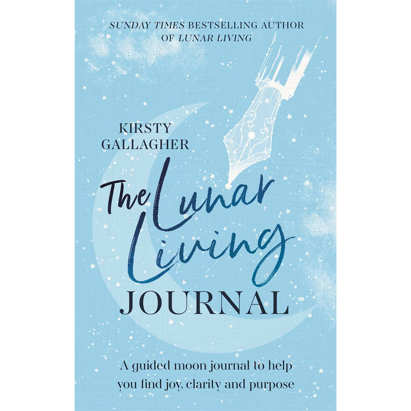 ["9781529360226", "Journal", "Journals", "kirsty gallagher", "kirsty gallagher book", "kirsty gallagher collection", "kirsty gallagher journal", "kirsty gallagher lunar living journal", "kirsty gallagher moon journal", "kirsty gallagher set", "moon journal", "The Lunar Living Journal", "The Lunar Living Journal book", "The Lunar Living Journal collection", "The Lunar Living Journal collection set", "The Lunar Living Journal set", "The Lunar Living Journal: A guided moon journal to help you find joy clarity and purpose by Kirsty Gallagher"]