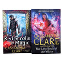 Cassandra Clare The Eldest Curses 2 Books Collection Set (The Lost Book of the White, The Red Scrolls of Magic)