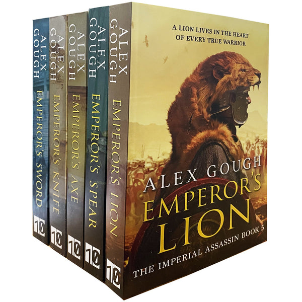 The Imperial Assassin 5 Books Collection by Alex Gough - Emperors Lion, Emperors Spear, Emperors Sword, Emperors Axe, Emperors Knife