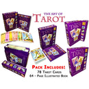 The Art of Tarot Deck Cards Collection Box Gift Set Mind Body Spirit Psychic - books 4 people