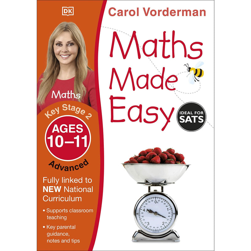 ["9781409344742", "Activities", "Advanced", "Ages", "Basic Mathematics", "Bestselling Books", "Book by Carol Vorderman", "Children Book", "Early Learning", "Educational book", "Exercise Book", "Fun Learning", "Fundamental Studies", "Home School Learning", "Key Stage 2", "KS2", "Learning Resources", "Made Easy Workbooks", "Matching and Sorting", "Math Exercise Book", "Math Made Easy Ages 10-11", "Mathematics and Numeracy", "Maths Made Easy", "Maths Made Easy Advanced", "Maths Skills", "National Curriculum", "Parents Teachings", "Practice Book", "Sorting"]