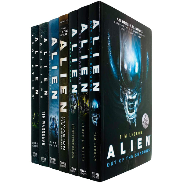 Alien Series 7 Books Collection Set (Out of the Shadows, Sea of Soccows, River of Pain, Invasion, Cold Forge, Prototype &amp; Isolation)