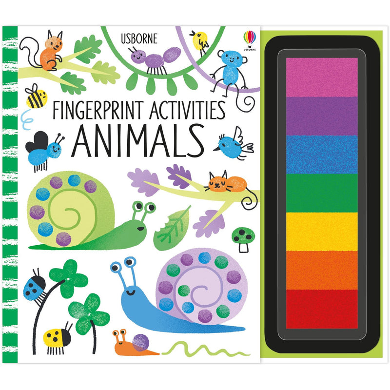 Usborne Fingerprint Activities Wildlife Series 3 Books Collection Set
