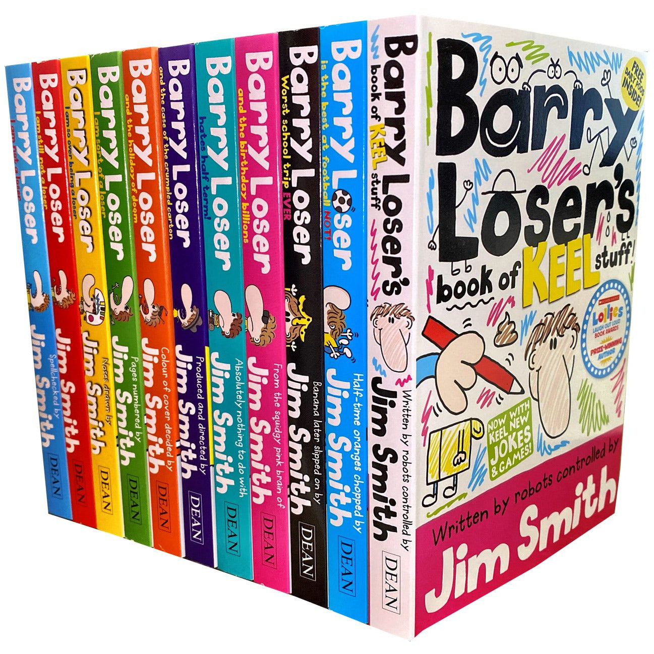 Barry Loser 11 Books Collection Set Jim Smith Best at football NOT