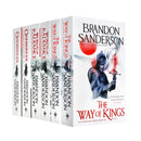 The Stormlight Archive Series 6 Books Collection Set by Brandon Sanderson (Words of Radiance Part 1&2, Way of Kings Part 1&2 & Oathbringer Part 1&2)