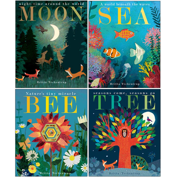 Patricia Hegarty Collection 4 Books Set (Moon, Sea, Bee, Tree)