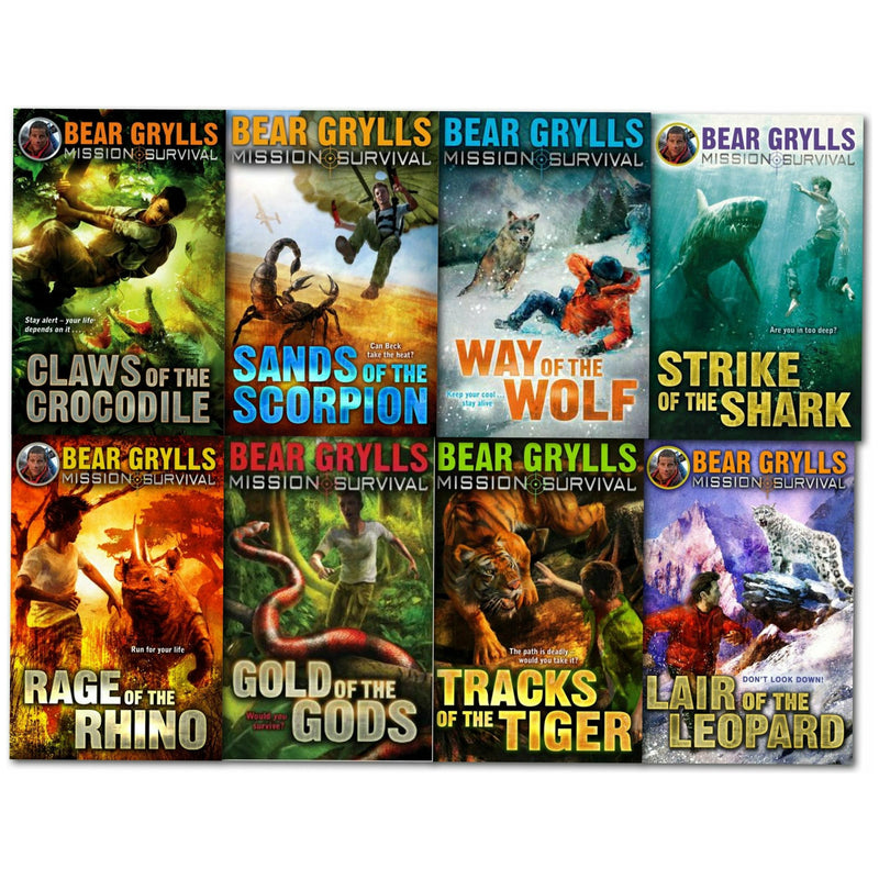 Bear Grylls Mission Survival Books Collection 8 Books Set bear-grylls-mission-survival-books-collection-8-books-set