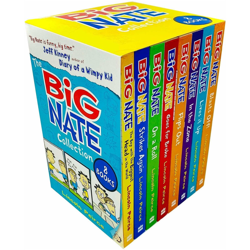 ["9780007985739", "bestselling books", "Big Nate Big Series", "big nate blasts off", "big nate box set collection series", "big nate flips out", "big nate goes for broke", "big nate in the zone", "big nate lives it up", "big nate on a roll", "big nate strikes again", "Book for Childrens", "Children", "Children Book", "children book set", "children books", "Children Books (14-16)", "children books set", "Children Box Set", "children collection", "children fiction", "children fiction books", "Children Gift Set", "children humour books", "Childrens Book", "childrens books", "Childrens Collection", "childrens fiction books", "comics graphic novels", "fiction collection", "humour books for children", "kids books", "lincoln peirce", "lincoln peirce book collection", "lincoln peirce book collection set", "lincoln peirce book set", "lincoln peirce books", "lincoln peirce collection", "lincoln peirce set", "the big nate book collection set", "the big nate book set", "the big nate books", "the big nate collection", "the big nate series", "the big nate set", "the boy with the biggest head in the world", "young teen"]