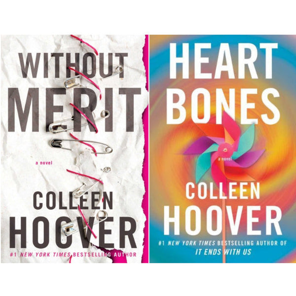 Colleen Hoover Collection 2 Books Set (Heart Bone, Without Merit)