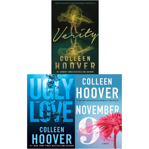 Colleen Hoover Collection 3 Books Set (Ugly Love, November 9, Verity)