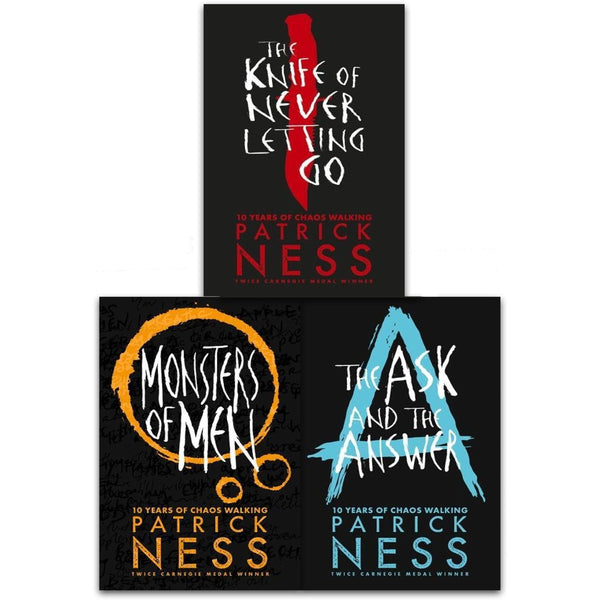 Chaos Walking Trilogy Series Collection Patrick Ness 3 Books Set