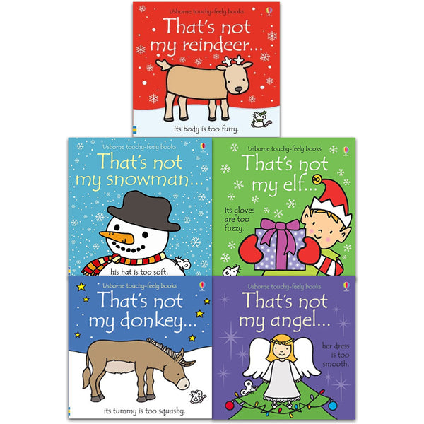 Usborne Thats Not My Christmas Series 5 Books Collection Set (Touchy-Feely Board Books) by Fiona Watt