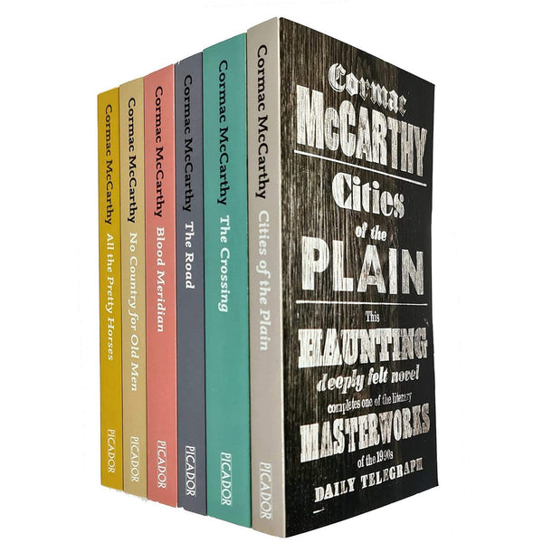 Cormac McCarthy Collection 6 Books Set - Cities of the Plain, The Crossing, The Road and More