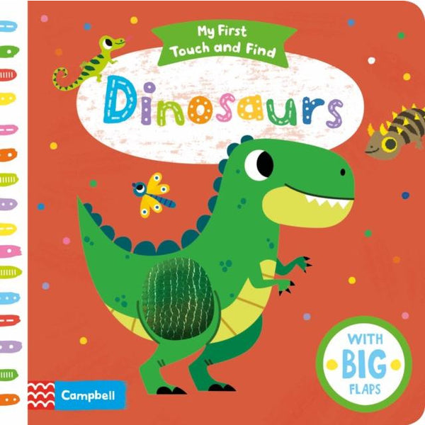 My First Touch and Find Dinosaurs Children Early Learning Activity Book
