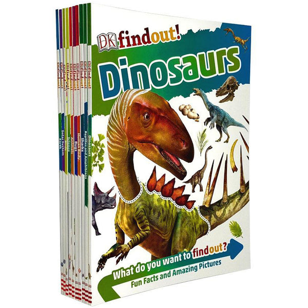 DK Findout Series with Fun Facts and Amazing Pictures 10 Books Collection Set - books 4 people