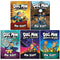 Dog Man Series 6-10 Collection 5 Books Set By Dav Pilkey (Brawl of the Wild, For Whom the Ball Rolls, Fetch-22, Grime and Punishment, Mothering Heights)