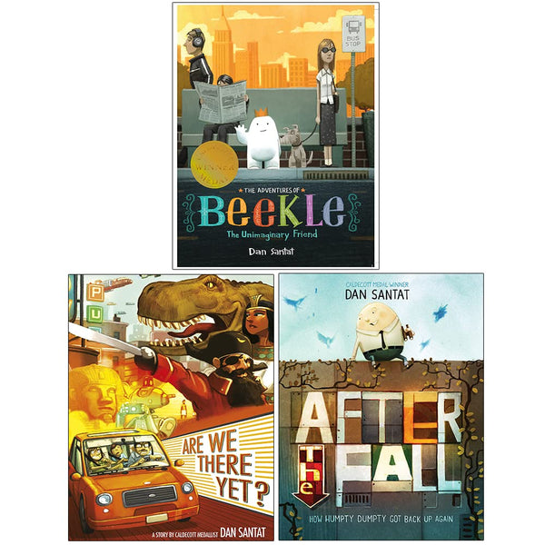 Dan Santat Collection 3 Books Set (The Adventures of Beekle, Are We There Yet?, After the Fall)
