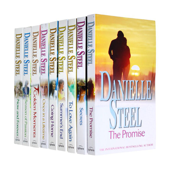 Danielle Steel Collection 9 Books Set (Going Home, To Love Again, The Promise, Summer&#39;s End, Season of Passion, Secrets, Once in a Lifetime, Now and Forever, Golden Moments)