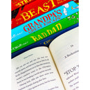 David Walliams 6 Books Collection Set Hardcover Edition (Gangsta Granny Strikes Again, Code Name Bananas, Bad Dad, Grandapa Great Escape, The Beast of Buckingham Palace, Demon Dentist)