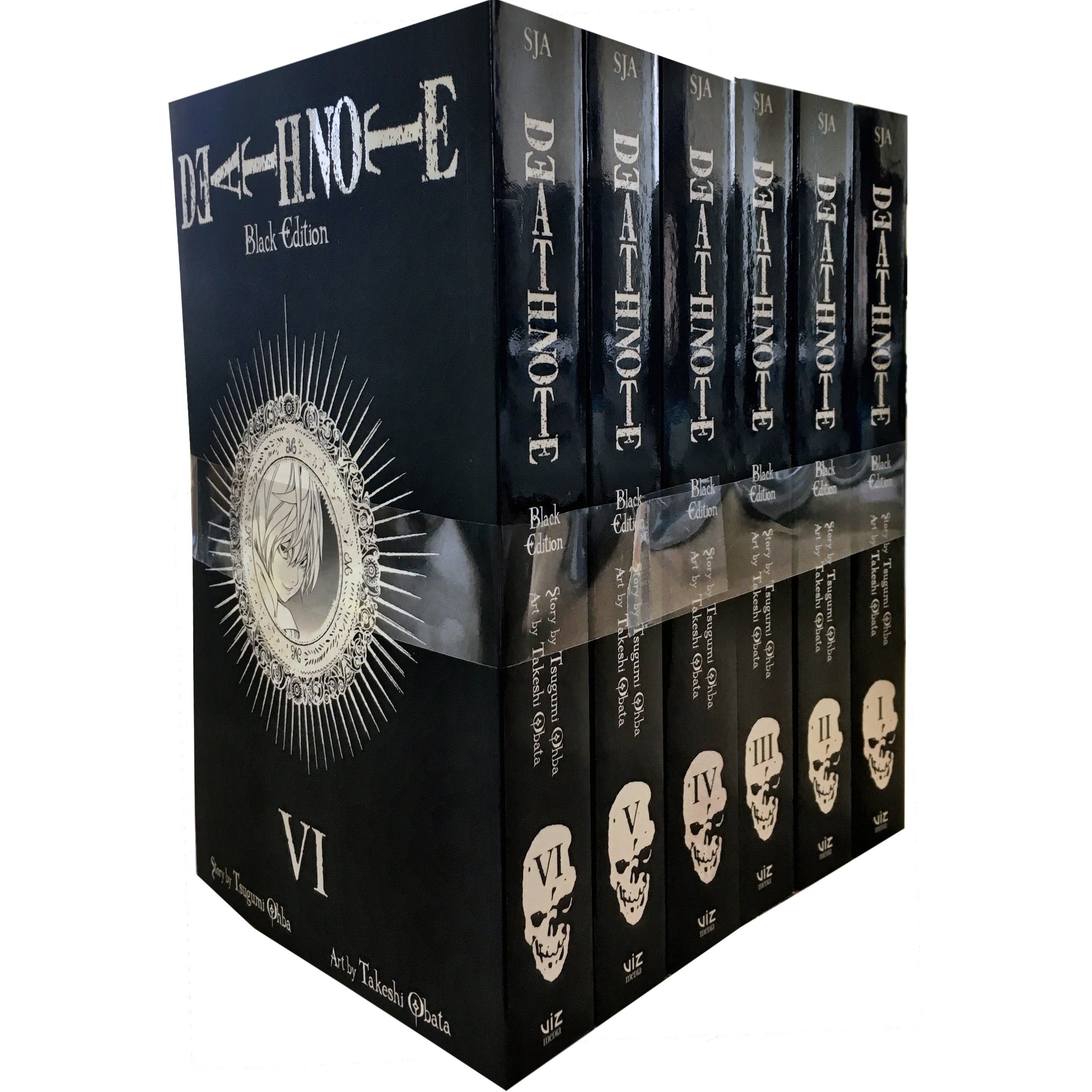 Death Note Black Edition Volume 1,2,3,4,5,6 Collection 6 Books Set by
