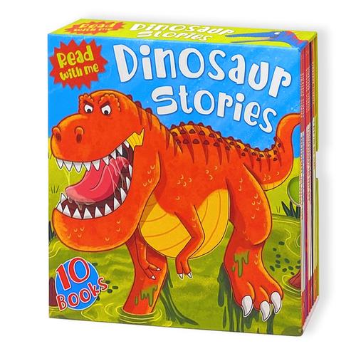 Dinosaur Adventure Stories 10 Books Collection Box Set by Miles Kelly (Allosaurus, Ankylosaurus, Diplodocus &amp; MORE)
