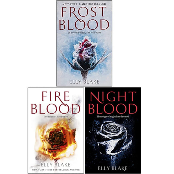 The Frostblood Saga Series 3 Books Collection Set By Elly Blake (Frostblood, Fireblood, Nightblood)