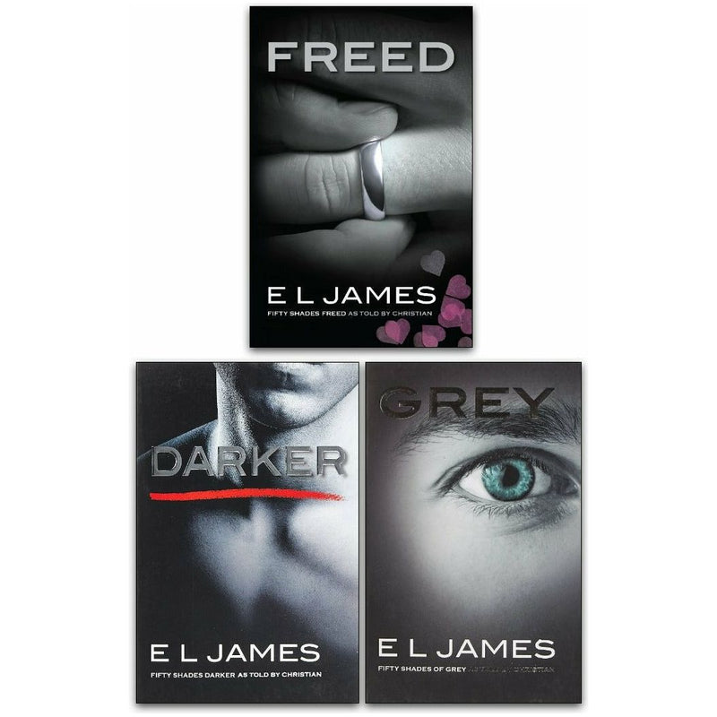 ["9780678457115", "Anastasia Steele", "Christian Grey", "Contemporary Fiction", "E L James", "E L James Book Collection", "E L James Book Collection Set", "E L James Books", "E L James Collection", "E L James Series", "Fiction Books", "Fifty Shades", "Fifty Shades of Darker", "Fifty Shades of Freed Trilogy", "Fifty Shades of Grey", "Fifty Shades of Grey Book Collection", "Fifty Shades of Grey Book Collection Set", "Fifty Shades of Grey Books", "Fifty Shades of Grey Collection", "Fifty Shades of Grey Series", "Fifty Shades of Grey Trilogy", "Literary Fiction"]