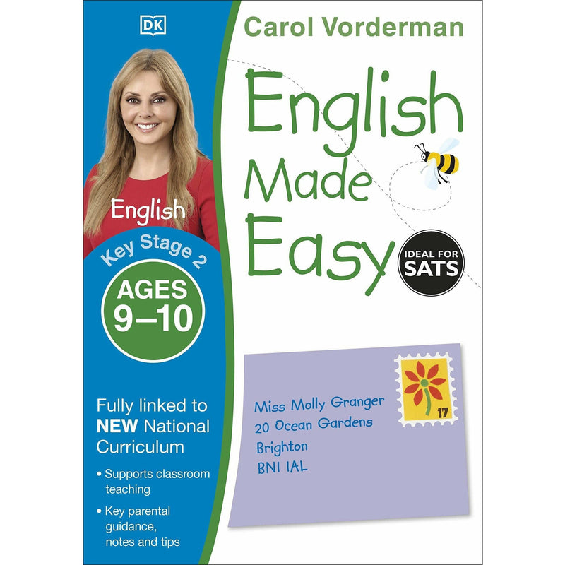 ["9781409344681", "Ages 9-10", "Alphabet", "Book by Carol Vorderman", "Children Book", "Classroom Teaching", "English Alphabet Book", "English Exercise Book", "English Literacy", "English Literature", "English Made Easy", "Exercise Book", "Fundamental Skills", "Key Stage 2", "KS2", "Literacy Education Reference", "Made Easy Workbooks", "National Curriculum", "Notes and Tips", "Parental Guidance", "Preschool", "Reading and Writing", "References Book", "Support Curriculum", "Workbook"]