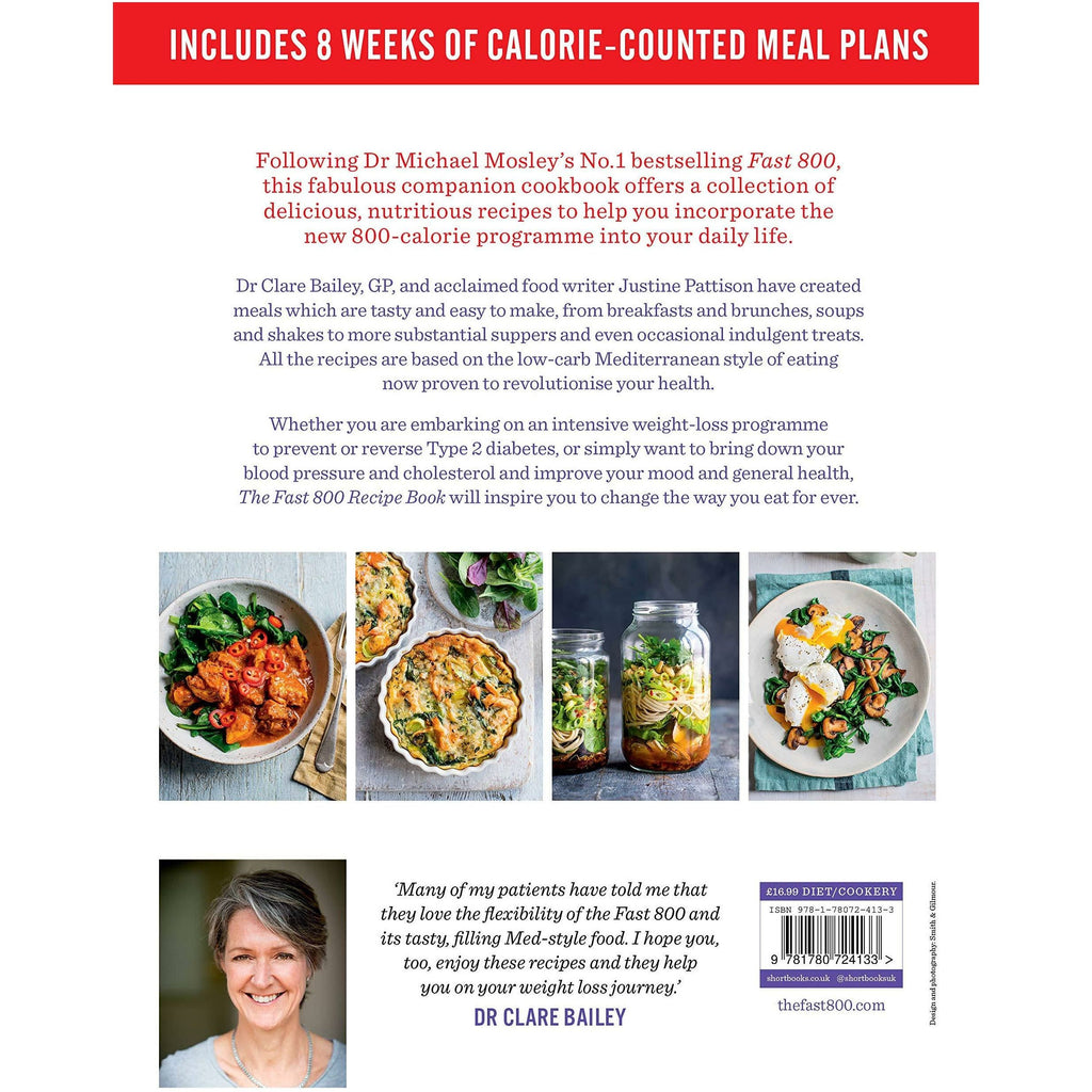 The Fast 800 Recipe Book: Low-Carb, Mediterranean Style Recipes
