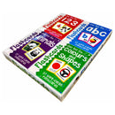 Get Set Go Wipe Clean Flashcards 4 Books Collection Set (ABC Letters, 123 Numbers, Colours & Shapes, Animals)