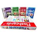 Get Set Go Wipe Clean Flashcards 4 Books Collection Set (ABC Letters, 123 Numbers, Colours & Shapes, Animals)