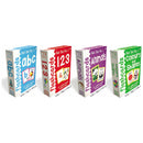 Get Set Go Wipe Clean Flashcards 4 Books Collection Set (ABC Letters, 123 Numbers, Colours & Shapes, Animals)