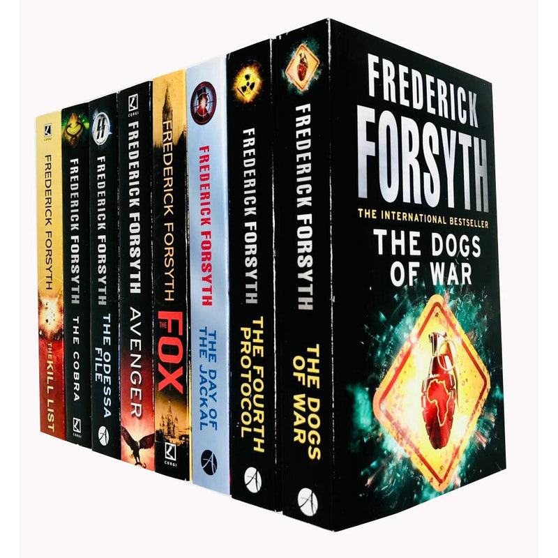 ["9789123877331", "adult fiction books", "avenger", "crime books", "crime thrillers books", "fiction books", "frederick forsyth", "frederick forsyth book in order", "frederick forsyth books", "frederick forsyth books in order", "frederick forsyth books set", "frederick forsyth collection", "the cobra", "the day of the jackal", "the dogs of war", "the fourth protocol", "the fox", "the kill last", "the kill list", "the odessa file", "thrillers books"]