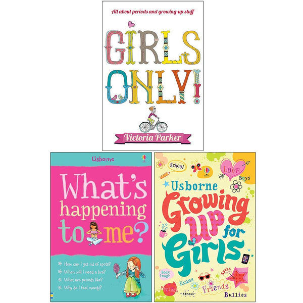 Girls Only, What&#39;s Happening to Me Girls, Growing Up for Girls 3 Books Collection Set