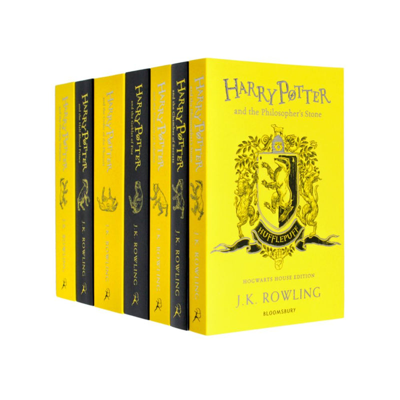 Harry Potter Hufflepuff House Editions PAPERBACK Box Set: Rowling