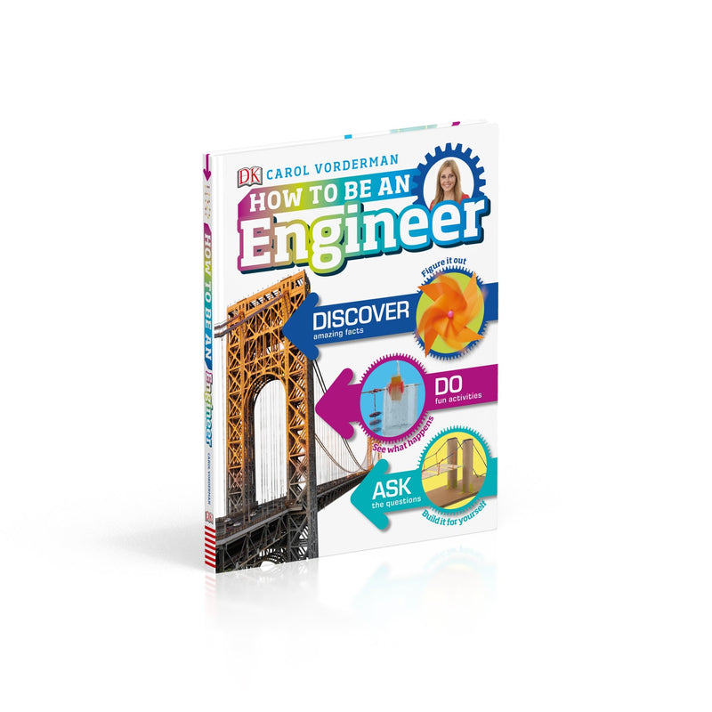 ["9780241316672", "ask", "carol vorderman", "carol vorderman countdown", "carol vorderman now", "Childrens", "Childrens Educational", "cl0-CERB", "discover", "Dorling Kindersley", "engineer", "Engineering", "engineering book", "engineering book for kids", "engineering books", "engineering projects", "engineers use STEAM", "general", "Hardback", "How To Be An Engineer", "inspiring kids", "interest", "kids", "physic", "projects", "science", "scientist", "skills", "STEAM", "STEAM subjects", "technology", "Teenage.", "young adults"]