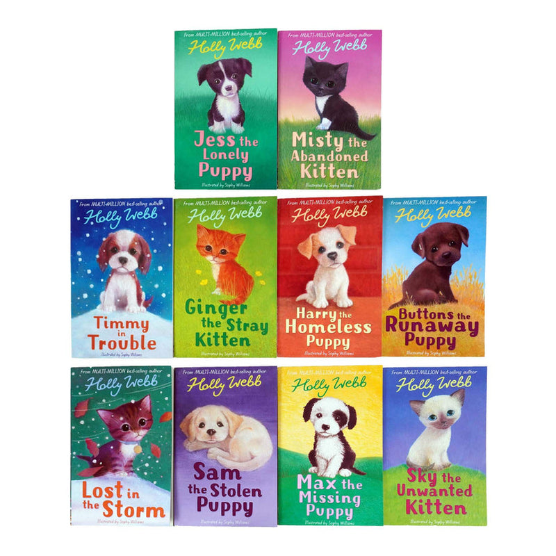 ["9788729107781", "Alone In the Night", "Buttons the Runaway Puppy", "children books", "children illustrated book", "Childrens Books (7-11)", "christmas set", "Ellie The Homesick Puppy", "fiction books", "Ginger the Stray Kitten", "Harry the Homeless Puppy", "holly webb", "holly webb books set", "holly webb collection", "holly webb complete collection", "Jess The Lonely Puppy", "junior books", "Lost in the Storm", "Lucy The Poorly Puppy", "Max the Missing Puppy", "Misty the Abandoned Kitten", "puppy books", "Sam the Stolen Puppy", "Sky the Unwanted Kitten", "Smudge the Stolen Kitten", "The Abandoned Puppy", "The Forgotten Puppy", "The Frightened Kitten", "The Kidnapped Kitten", "The Kitten Nobody Wanted", "The Lost puppy", "The Missing Kitten", "The Puppy Who was left behind", "The Rescued Puppy", "The Scruffy Puppy", "The Secret Puppy", "Timmy in Trouble"]
