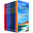 M C Beaton Hamish Macbeth Mystery Series 10 Books Collection Set Poison Pen, Nurse, Gossip