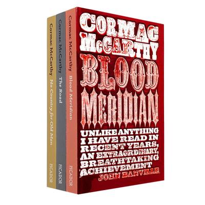 Cormac McCarthy 3 Books Collection Set The Road, Blood Meridian, No Country for Old Men