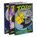 Toto The Ninja Cat Series 3 Books Collection Set - The Incredible Cheese Heist The Great Snake Esc..