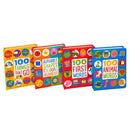 First 100 Board Book Box Set (4 Books): First 100 Words / Numbers Colors Shapes / First 100 Animals