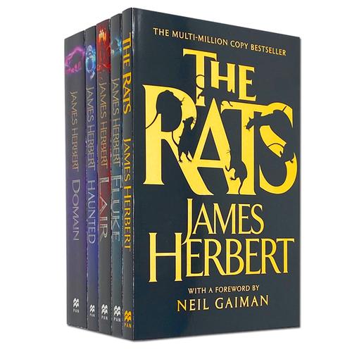 James Herbert The Rats Trilogy Series 5 Books Collection Set