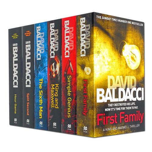 ["9781529068672", "9789526539744", "Adult Fiction", "Adult Fiction (Top Authors)", "Adult Fiction Books", "Adult Fiction Collection", "David Baldacci", "David Baldacci Book Collection", "David Baldacci Book Set", "David Baldacci Books", "David Baldacci Collection", "David Baldacci Set", "First Family", "Hour Game", "King and Maxwell", "King and Maxwell Thriller", "King and Maxwell Thriller Books", "King and Maxwell Thriller Mystery", "King and Maxwell Thriller Series", "Simple Genius", "Sixth Man", "Split Second"]